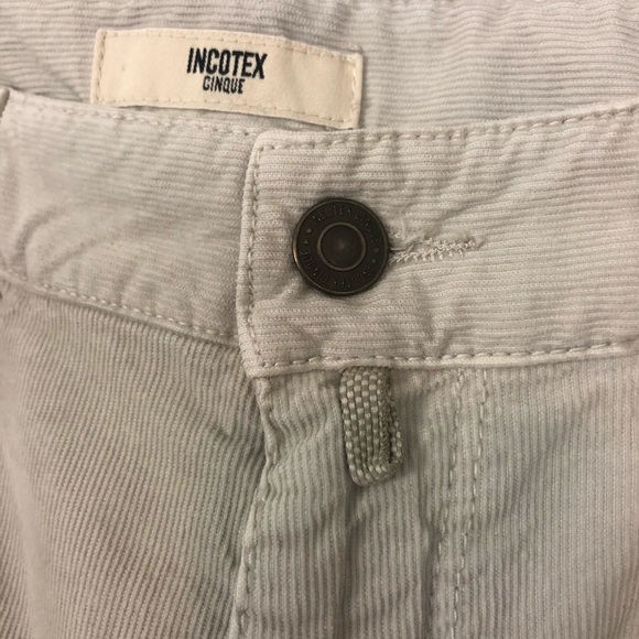 Incotex Cinque Sky Slim Corduroy Pants | Size 34 - Picture 4 of 8